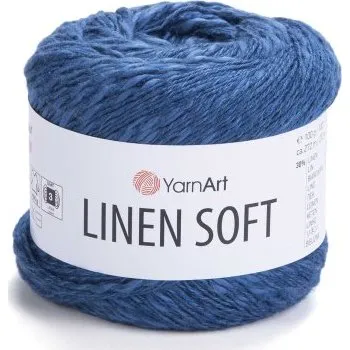 Galanterie YarnArt Linen soft 7317 jeansová