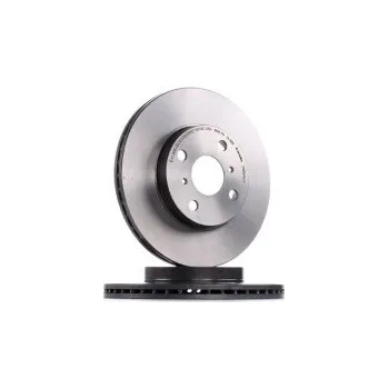 Brzdový kotouč Brzdové kotouče Toyota YARIS VERSO VAN (_P2_) 1.3VVTi, 1.5VVTi, 1.4D4d - BREMBO