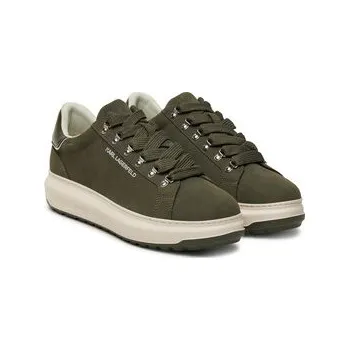 Dámské tenisky KARL LAGERFELD Sneakersy KL57545 Hnědá 40