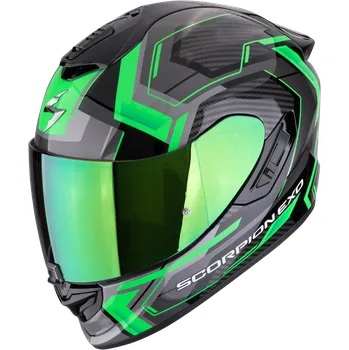 Helma na motorku Scorpion exo-1400 evo ii air linart černo/zelená l