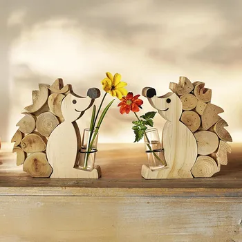 Weltbild Dřevěná dekorace Ježci Fritz & Franz, sada 2 ks 495572