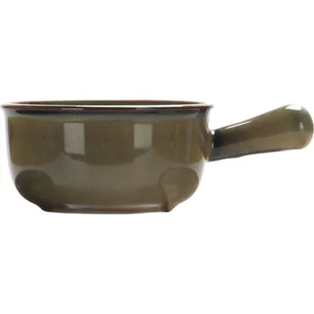 Clay Keramická miska Cotta s rukojetí 18 x 6,5 cm, zelená