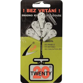 Věšák Kotevní technika Háček UNIVERZAL bílý, blistr