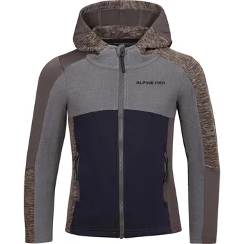 Chlapecké oblečení Alpine Pro Groto Dětská hřejivá mikina KSWB226 šedá 116-122