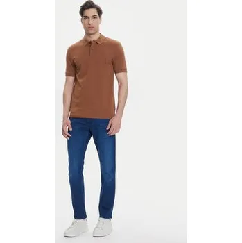 Pánské oblečení BOSS Polokošile Pallas 50468362 Béžová Regular Fit S