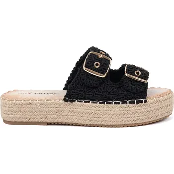 Dámské žabky Moderní nazouváky černé dámské platforma 36