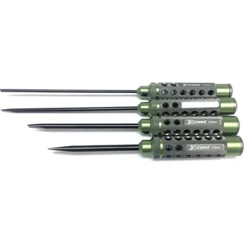 Šroubovák Šroubováky - ploché - ALU verze SADA: 3.0 4.0 5.0 & & 5.8mm, 4 ks. (HSS typ)