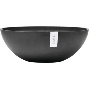 Květináč Květináč Ecopots plastový Ø 48,2 cm 50,4 x 50,4 x 18,5 cm šedý