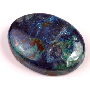 Přírodní kámen Kabošon Crystal Chrysocolla č.5326 (39x29x10mm)