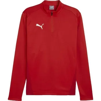 Pánské triko Puma TEAMGOAL TRAINING 1/4 ZIP TOP XS Červená, Bílá