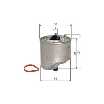Palivový filtr Palivový filtr Ford TRANSIT CONNECT V408 Skříňová/velkoprostorová limuzína - 1.6TDCi