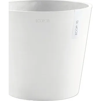 Květináč Ecopots plastový Ø 38 cm 40 x 40 x 34,5 cm bílý