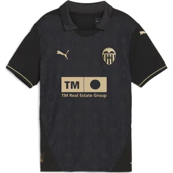 Chlapecké tričko Puma Valencia Away Shirt 2024 2025 Juniors Black 11-12 let