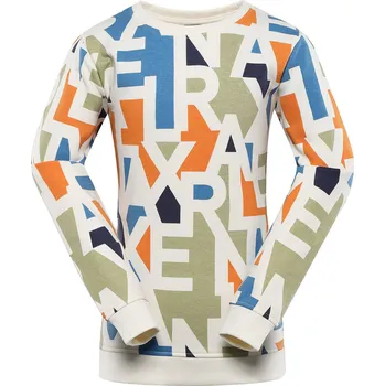 Chlapecká mikina Nax Dermo Dětská mikina KSWC250 krémová 128-134