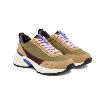Dámská obuv Calvin Klein Sneakersy Hike Runner Mg Nylon Mix YW0YW02075 Zelená 37
