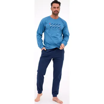 PÁNSKÉ PYŽAMO DR 322/301 MARATHON Modrá XL