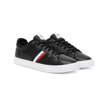 Dámské tenisky Tommy Hilfiger Sneakersy Icon Court Stripes FM0FM05628 Černá 40