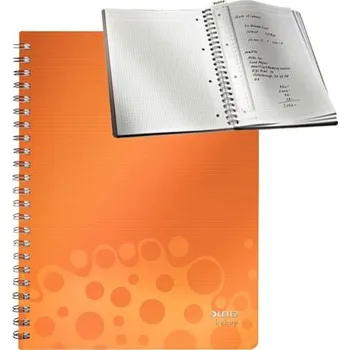 Blok BEBOP, Blok A4, 80 listů, čtvereček, oranžový