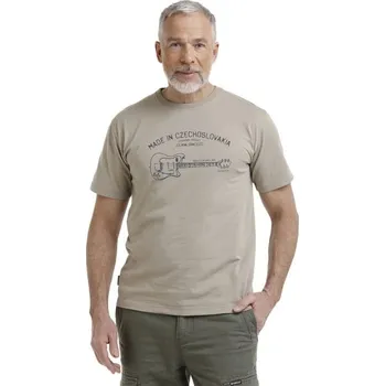 Pánské tričko Bushman tričko Guitarra sandy brown M