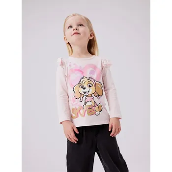 Dívčí tričko Name It Paw Patrol Long-Sleeve T-Shirt Festival Bloom 5-6 let