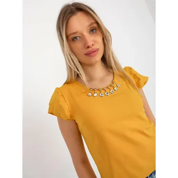 Dámská halenka Halenka LK BZ 595S tmavě žlutá - FPrice, 36 i523_2016103357963