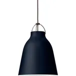 Závěsné svítidlo Fritz Hansen Caravaggio™ Matt P2 tmavě modré Dark Ultramarine Ø25,8 v.33,7 kabel šedý 3 m OUTLET poškrábané