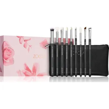 Kosmetický štětec ZOEVA It's All About The Eyes Brush Set štětec na oční stíny 1 ks + štětec na aplikaci očních stínů 1 ks + zkosený štětec na oční linku 1 ks + štětec na korektor 1 ks + štětec na přesnou aplikaci očních stínů 1 ks + štětec na detaily 1 ks + štětec na oční