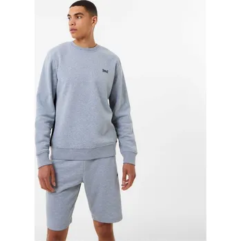 Pánský svetr Everlast Premium Crew Sweatshirt Mens Grey Marl XL