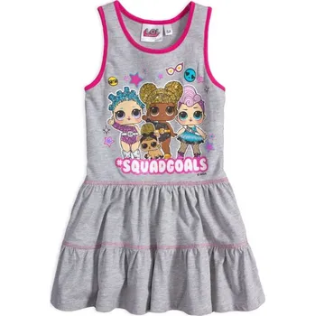 Dívčí šaty Sun City Dívčí šaty L.O.L. Squadgoals šedé Barva: Šedá, Velikost: 116