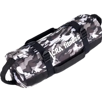 ACRA Posilovací vak 20kg (3x 6,5kg) nastavitelný fitness pytel zátěžový s pískem cxpb5010