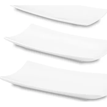 AMBITION Salsa 3 ks. - porcelánové talíře