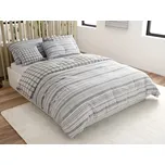 Povlečení z Renforcé bavlny LINKY šedé Rozměr povlečení: 70 x 90 cm | 140 x 220 cm 220165090