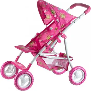 Kočárek pro panenku _Ostatní 1_ Kočárek sportovní se stříškou pro panenku miminko s úložným prostorem 00160003