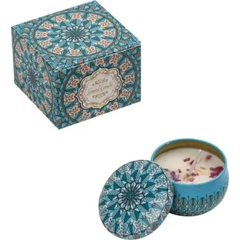 Svíčka Vonná svíčka ve skle 6 × 4 cm Květinová vůně s pomerančem Sójový vosk Vintage styl Ručně vyrobená Svíčka Dekorace Dárek Svatební obřad