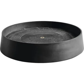 Květináč Miska pod květináč Ecopots Oslo plastová Ø 45,4 cm x 50 x 10,5 cm tmavě šedá