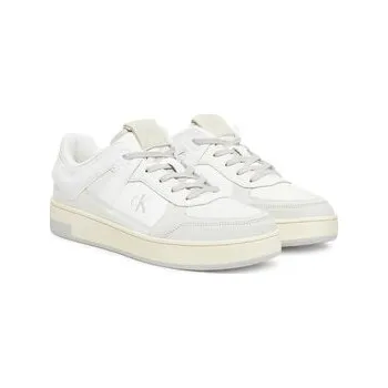 Oblečení a móda Calvin Klein Jeans Sneakersy Basket Cup Low Laceup Lth Mix YM0YM01308 Bílá 40