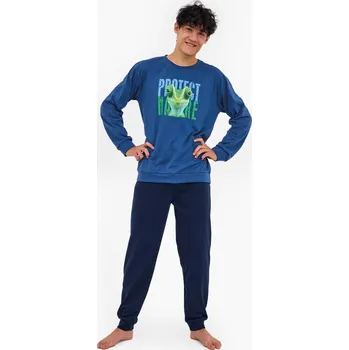 CHLAPECKÉ PYŽAMO FUN&YOUNG DR 999/55 PROTECT džínovina 188/L