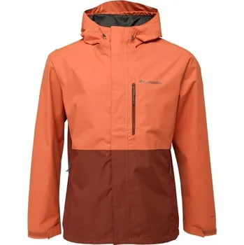 Pánská bunda Pánská nepromokavá bunda Columbia HIKEBOUND II JACKET XL Oranžová, Vínová