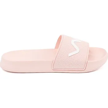 Dámské žabky Originální dámské růžové nazouváky na plochém podpatku 40