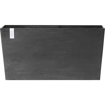 Květináč Výsadbový květináč Ecopots Paris s kolečky plastový 100 x 40 x 50 cm tmavě šedý