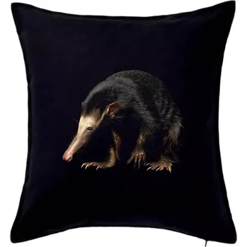 Polštář Mravenečník černá fotka - Polštář 50x50 - 50x50 - Pouze potah ( Černá )