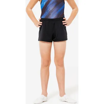 Dětská móda DOMYOS Chlapecké kraťasy na cvičení černé 14 LET ČERNÁ