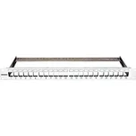 19" patchpanel pro max. 24 keystone,neosazený,1U,RAL 7035