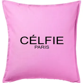 Polštář Célfie Paris - Polštář 50x50 - 50x50 - Pouze potah ( Růžová )