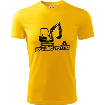 Chlapecké tričko Noční můra pro krtka - Dětské triko sportovní (dresovina) - 158 cm/12 let ( Žlutá )