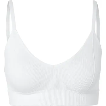 Podprsenka 701218 - Tchibo - Bezešvá podprsenka s žebrovanou strukturou - pro ženy - vel. S 36/38 - barva: bílá