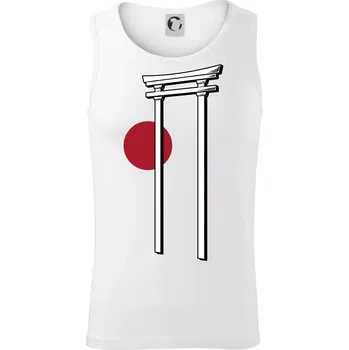 Japan culture - architektura - Tílko pánské Core - XL ( Bílá )