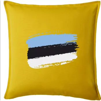 Polštář Estonsko vlajka - Polštář 50x50 - 50x50 - Pouze potah ( Žlutá )
