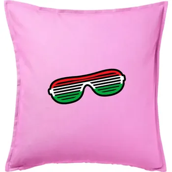 Polštář Italie brýle - Polštář 50x50 - 50x50 - Pouze potah ( Růžová )