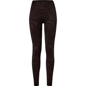 Dámské legíny 664893 - Tchibo - Bezešvé legíny - pro ženy - vel. L 44/46 - barva: hnědá/žakár